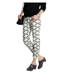 ISABEL MARANT ETOILE IKAT NESSA Luxury EU 42 Nelly Black White Jeans SZ 10 EUC